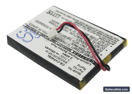 Creative V Replacement Battery, 3.7V, 650mAh, Li-Polymer 2