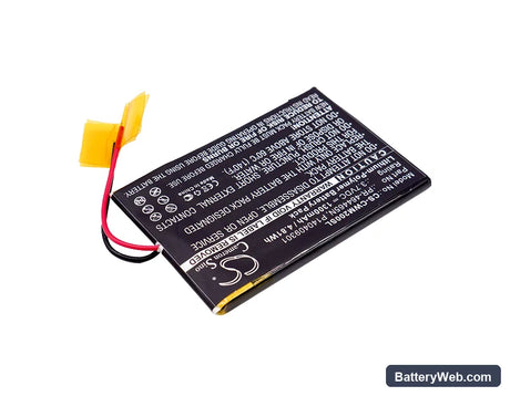 Cowon M2 Replacement Battery, 3.7V, 1300mAh, Li-Polymer 2