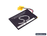Cowon M2 Replacement Battery, 3.7V, 1300mAh, Li-Polymer 4