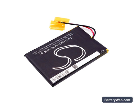 Cowon M2 Replacement Battery, 3.7V, 1300mAh, Li-Polymer 4