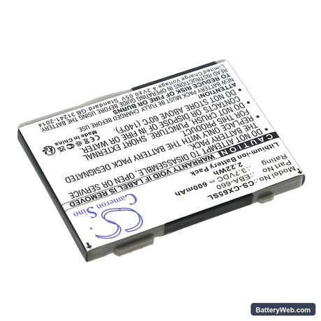 Siemens A31 Replacement Battery, 3.7V, 600mAh, Li-ion 2