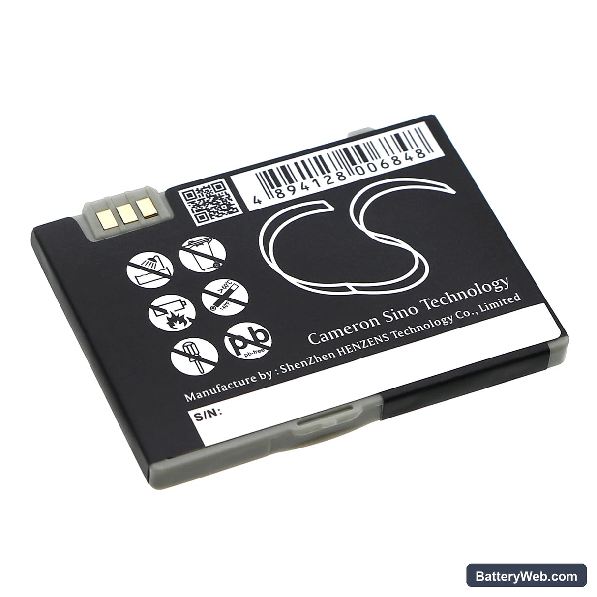 Siemens A31 Replacement Battery, 3.7V, 600mAh, Li-ion 3