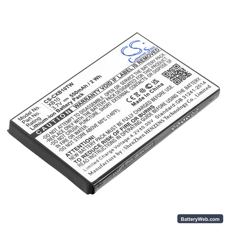 Xact Communication Wristlinx x3x Replacement Battery, 3.7V, 550mAh, Li-ion 1