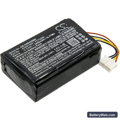 Coppernic C-One e-ID Replacement Battery, 3.7V, 3450mAh, Li-ion 1