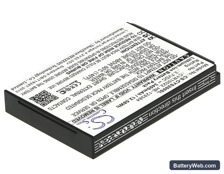 Cyrus CS20 Replacement Battery, 3.7V, 3400mAh, Li-ion 2