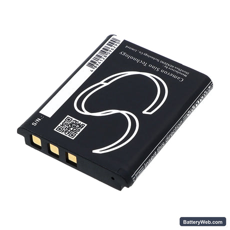 Casio Exilim EX-ZR50 Replacement Battery, 3.7V, 1050mAh, Li-ion 3