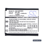 Casio Exilim EX-ZR50 Replacement Battery, 3.7V, 1050mAh, Li-ion 5