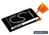 Creative Zen Wav Replacement Battery, 3.7V, 700mAh, Li-Polymer 4