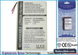 Creative Zen Sleek Replacement Battery, 3.7V, 1050mAh, Li-Polymer 1