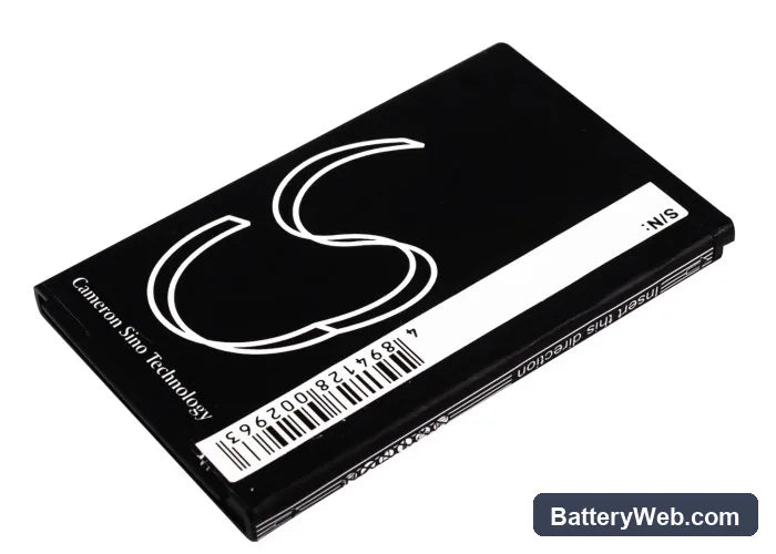 Creative Zen Micro Photo Replacement Battery, 3.7V, 830mAh, Li-ion 4