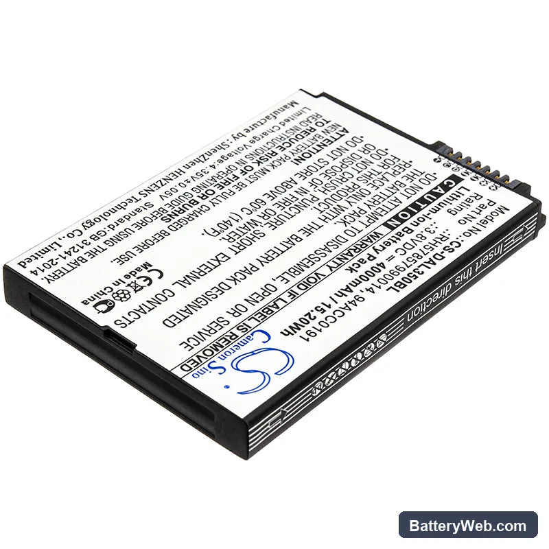 Datalogic BTDL35 Replacement Battery, 3.8V, 4000mAh, Li-ion 2