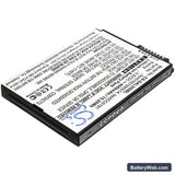 Datalogic BTDL35 Replacement Battery, 3.8V, 4000mAh, Li-ion 2