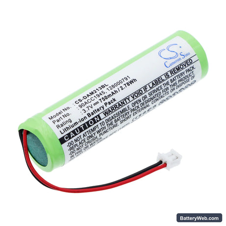 Datalogic QuickScan Mobile 2130 Replacement Battery, 3.7V, 750mAh, Li-ion 1