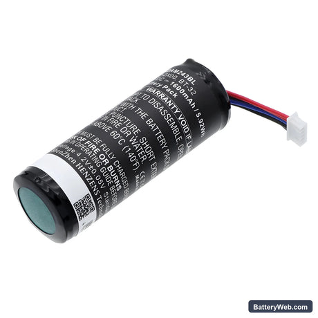 Datalogic QBT2131 Replacement Battery, 3.7V, 1600mAh, Li-ion 1