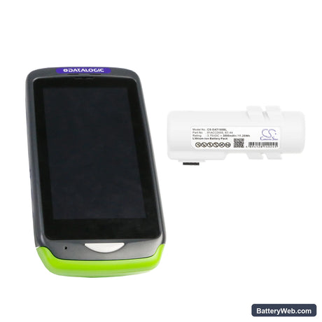 Datalogic Joya Touch A6 Replacement Battery, 3.75V, 3000mAh, Li-ion 4