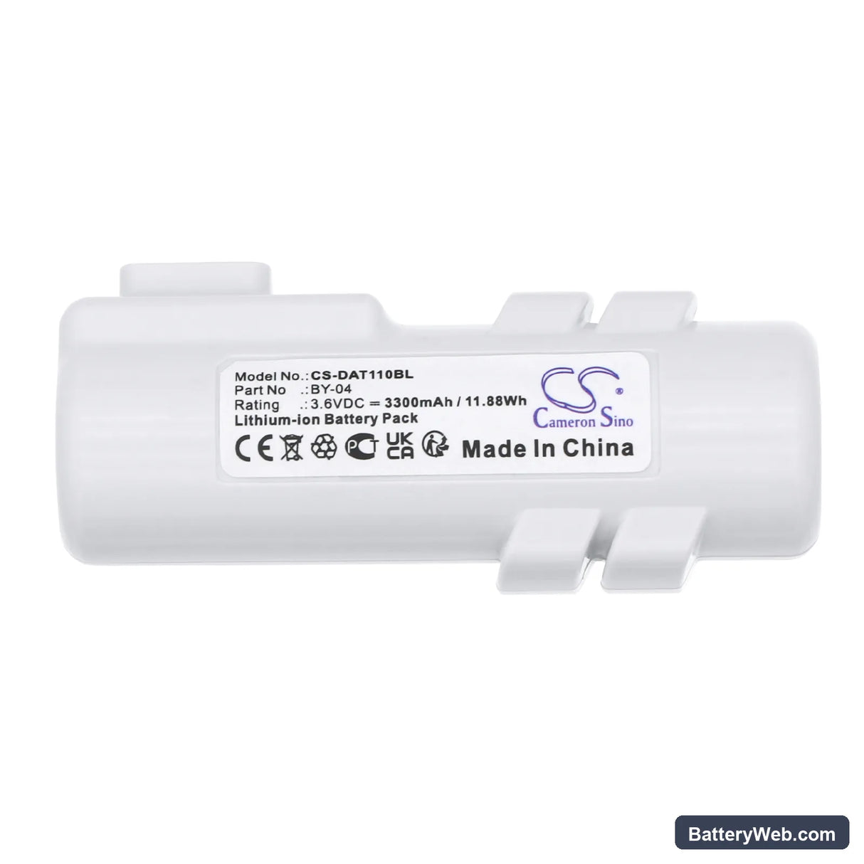 Datalogic Joya Touch A6 Replacement Battery, 3.6V, 3300mAh, Li-ion 5
