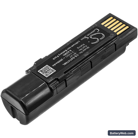 Datalogic Gryphon 4500 Replacement Battery, 3.7V, 2600mAh, Li-ion 2