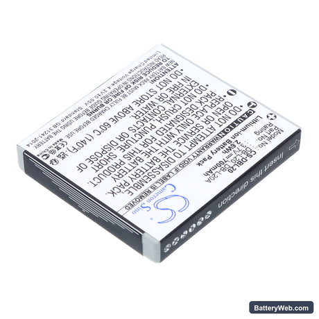 Sanyo Xacti VPC-E60 Replacement Battery, 3.7V, 700mAh, Li-ion 2
