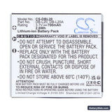 Sanyo Xacti VPC-E60 Replacement Battery, 3.7V, 700mAh, Li-ion 5