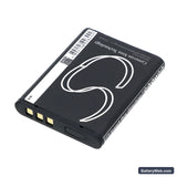 Pentax Optio P70 Replacement Battery, 3.7V, 740mAh, Li-ion 3