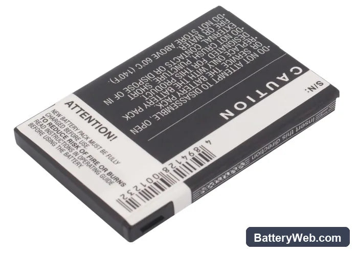 Dopod C720 Replacement Battery, 3.7V, 1050mAh, Li-ion 4