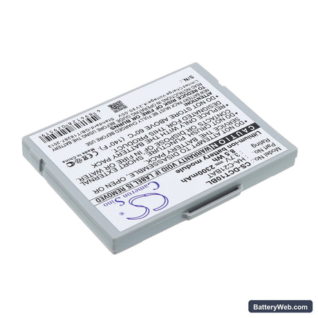Casio IT10 Replacement Battery, 3.7V, 2300mAh, Li-ion 2