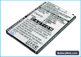 O2 XDA Argon Replacement Battery, 3.7V, 1250mAh, Li-Polymer 1