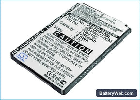 O2 XDA Argon Replacement Battery, 3.7V, 1250mAh, Li-Polymer 1