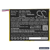 DigiLand DL1028W Replacement Battery, 3.7V, 5500mAh, Li-Polymer 3