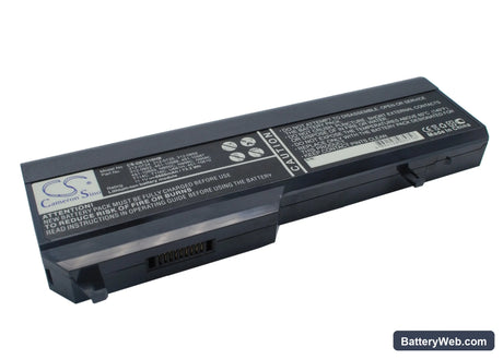 Dell Vostro 1310 Replacement Battery, 11.1V, 6600mAh, Li-ion 2