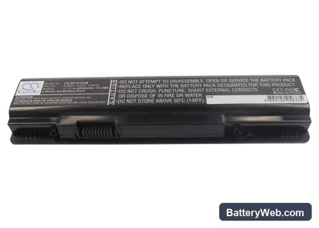 Dell Inspiron 1410 Replacement Battery, 11.1V, 6600mAh, Li-ion 5