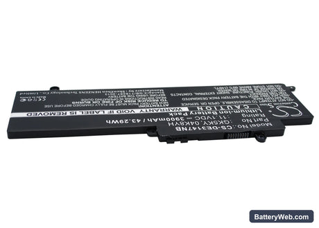 Dell Inspiron 11 3147 Replacement Battery, 11.1V, 3900mAh, Li-Polymer 2