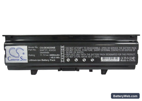 Dell Inspiron 14V Replacement Battery, 11.1V, 4400mAh, Li-ion 5