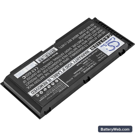 Dell Precision M4600 Replacement Battery, 11.1V, 6600mAh, Li-ion 2