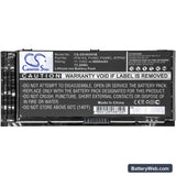 Dell Precision M4600 Replacement Battery, 11.1V, 6600mAh, Li-ion 3