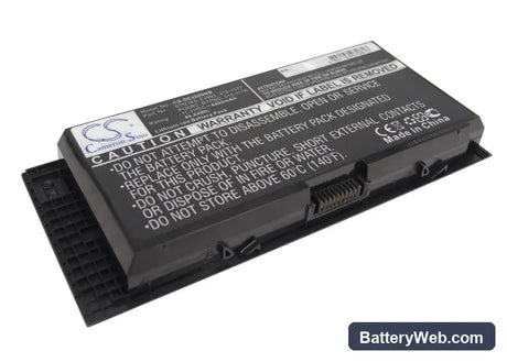 Dell Precision M4600 Replacement Battery, 11.1V, 4400mAh, Li-ion 1