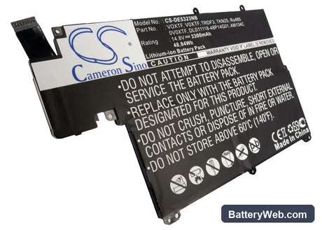 Dell Inspiron 5323 Replacement Battery, 14.8V, 3300mAh, Li-ion 2