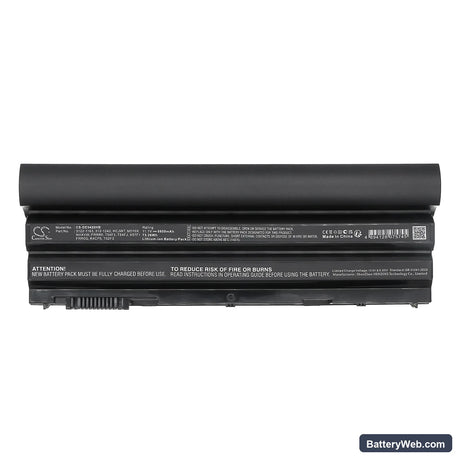 Dell Latitude E5420 Replacement Battery, 11.1V, 6600mAh, Li-ion 5