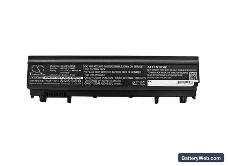 Dell Latitude E5440 Replacement Battery, 11.1V, 4400mAh, Li-ion 5