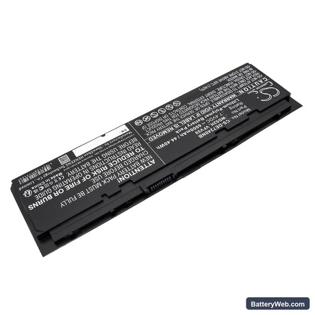 Dell Latitude E7240 Replacement Battery, 7.4V, 6000mAh, Li-Polymer 2