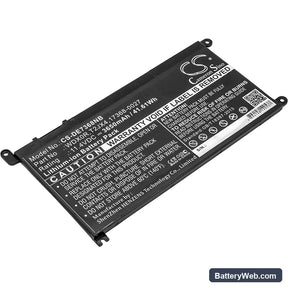 Dell INS 13MF PRO-D1508TS Replacement Battery, 11.4V, 3650mAh, Li-ion 1