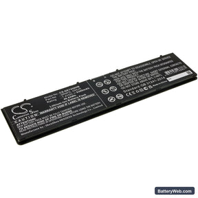 Dell Latitude E7450 Replacement Battery, 7.4V, 6300mAh, Li-ion 1
