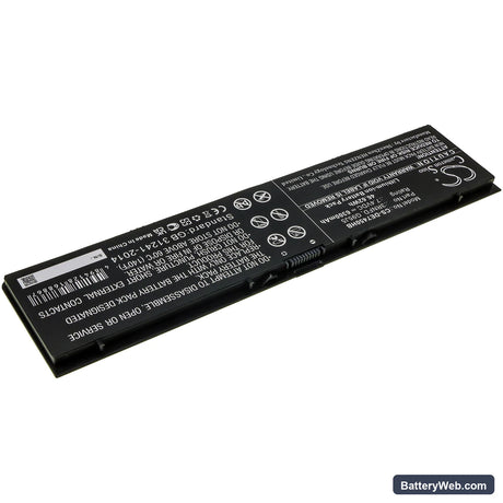 Dell Latitude E7450 Replacement Battery, 7.4V, 6300mAh, Li-ion 2