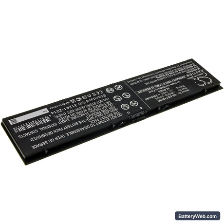 Dell Latitude 14 E7450 Replacement Battery, 11.1V, 3500mAh, Li-ion 2