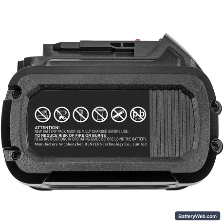DeWalt 20V MAX Replacement Battery, 20V, 7500mAh, Li-ion 4