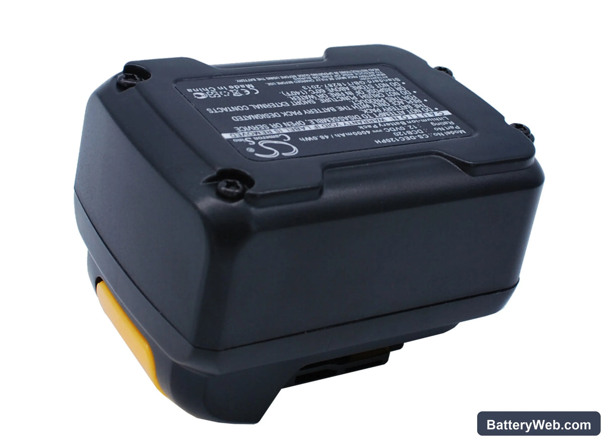 DeWalt 12V MAX Li-ion Replacement Battery, 12V, 4000mAh, Li-ion 3