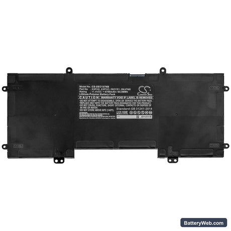 Dell Chromebook 13 7310 Replacement Battery, 11.4V, 5700mAh, Li-Polymer 3