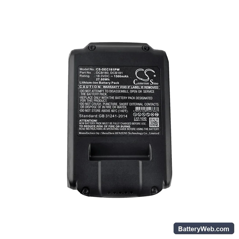 Matrix 2in1 Gartenpflegeset 20V Replacement Battery, 18V, 1500mAh, Li-ion 5