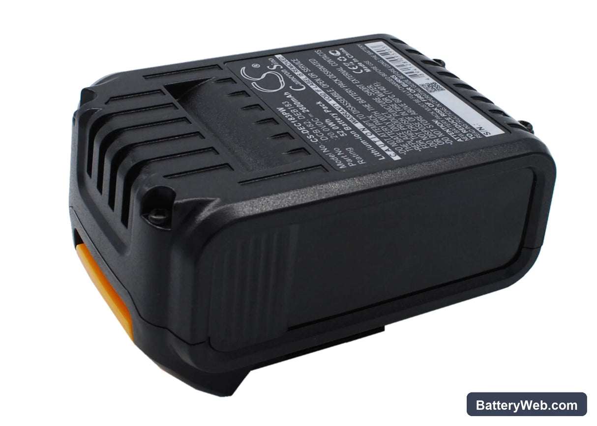 DeWalt DCD740 Replacement Battery, 20V, 2600mAh, Li-ion 2