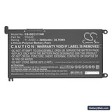 Dell Chromebook 3110 Replacement Battery, 11.4V, 3400mAh, Li-Polymer 5